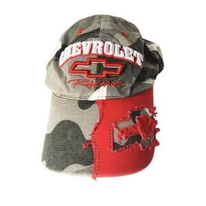 Vintage Chevrolet Racing Hat Baseball Cap Adjustable Strap